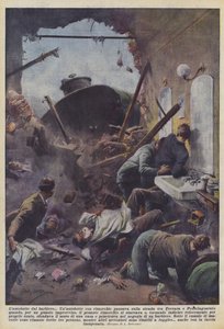Cysterna u fryzjera autorstwa Achille Beltrame