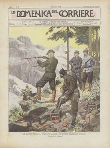 Królewskie Łowy w Valsavaranche, pierwsza zabita kozica