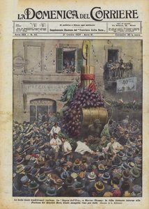 Piękne tradycyjne włoskie festiwale autorstwa Achille Beltrame