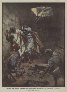 Pułapki wojny w Trypolitanii Arabowie odkryli w studni z dużą ilością zapasów i amunicji