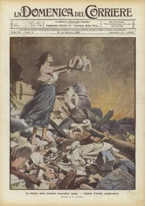 Ofiary barbarzyńskich nalotów, żołnierze Włoch, pomścijcie nas!