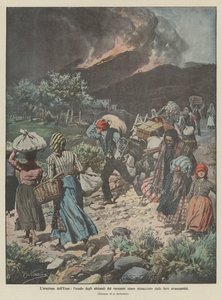 Erupcja Etny, droga mieszkańców po stronie Etny zagrożona postępującymi lawami