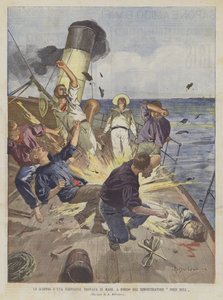 Torpeda Scoppio DUna znaleziona na morzu na pokładzie holownika John Bull