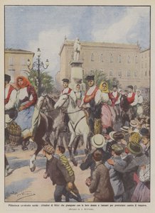 Malownicza przejażdżka na Sardynii, obywatele Ittiri, którzy przyjeżdżają ze swoimi kobietami do Sassari?