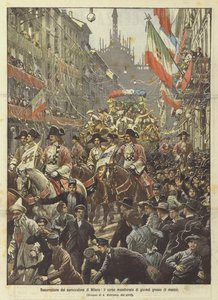 Zmartwychwstanie mediolańskiego carnovalone, zamaskowany przebieg czwartkowego ostatka (9 marca)