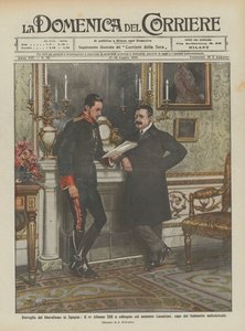 Przebudzenie liberalizmu w Hiszpanii, król Alfonso XIII w rozmowie z ministrem Canalejasem?