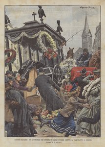 Macabre Clash, samochód najeżdżający karawan jadący na cmentarz w Berlinie