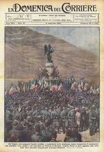 Na Tonale, gdzie przechodziła starożytna granica, zainaugurowano bojowników górskich?