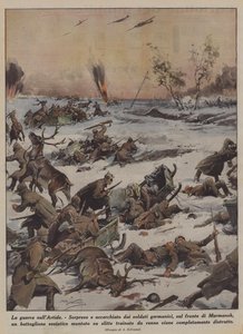 Wojna w Arktyce (kolor lito) autorstwa Achille Beltrame
