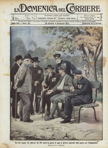 Między dwoma eposami autorstwa Achille Beltrame