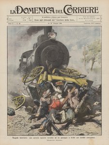 Tragedie kolejowe, elegancki wagon przejechany na przejeździe kolejowym ze straszliwymi konsekwencjami
