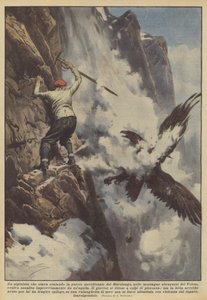 Alpinista, który wspinał się po południowej ścianie Murolungo, w górach Abruzzo?