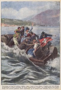 Dramat nad Jeziorem Bodeńskim autorstwa Achille Beltrame