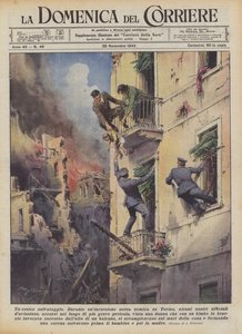 Bohaterski ratunek autorstwa Achille Beltrame