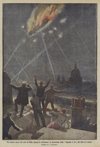 Powietrzny potwór, który nie wrócił do Niemiec, zniszczenie Zeppelina L 31 na londyńskim niebie
