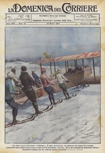 Nowy sport zimowy, skiplane
