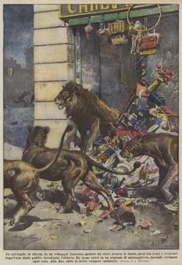 Menażeria na wolności autorstwa Achille Beltrame