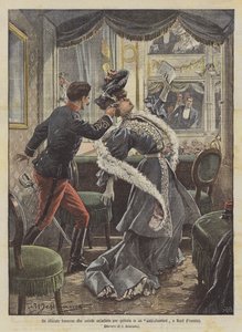 Francuski oficer z zazdrości zabija artystę w kawiarni-chantant w Niort (Francja)