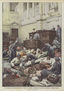 Niechlubne wykorzystanie belgijskiego parlamentu, Izby Deputowanych w Brukseli przekształconej w dormitorium?