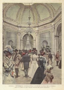 Wenecja, Międzynarodowa Wystawa Sztuki, La Sala Della Cupola autorstwa Achille Beltrame