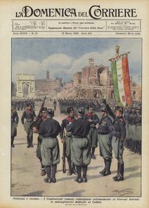 Weterani i rekruci autorstwa Achille Beltrame