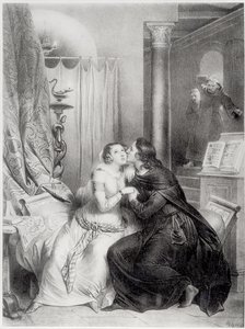 Heloise i Abelard autorstwa Achille Devéria