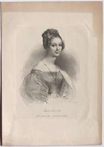 Melle. EMILIE SCZANIECKA. autorstwa Achille Devéria