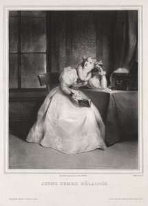 Zaduma autorstwa Achille Devéria