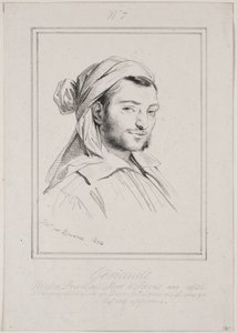 Teodor Gericault autorstwa Achille Devéria