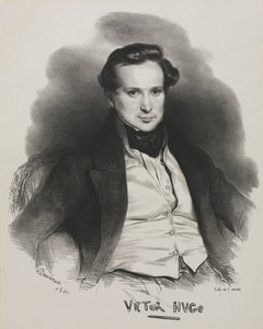 Wiktor Hugo autorstwa Achille Devéria