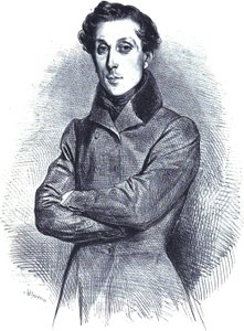Portret francuskiego architekta Alphonse de Gisors, portret litograficzny