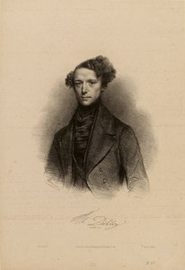 Portret kompozytora Theodora Döhlera 1814-1856. autorstwa Achille Devéria