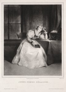 Zaduma autorstwa Achille Devéria