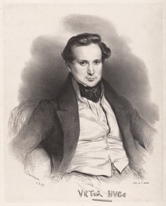 Wiktor Hugo autorstwa Achille Devéria
