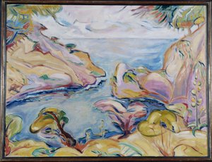 Calanque of Figuerolles w La Ciotat Achille-Emile (Achille Emile) Othon Friesz (1879-1949) 1907 Obowiązkowa wzmianka: Kolekcja fundacji z pozdrowieniami z Prowansji, Marsylia