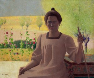 Contrejour - Portret żony artysty