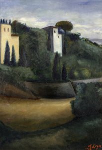 Wille w Fiesole autorstwa Achille Lega