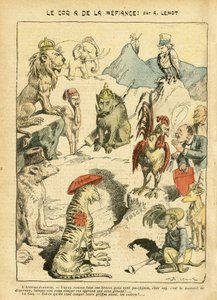 Ilustracja Achille Lemot (1846-1909) w Le Pelerin autorstwa Achille Lemot