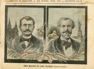 Ilustracja Achille Lemot (1846-1909) w Le Pelerin autorstwa Achille Lemot