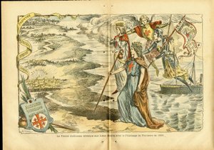 Ilustracja Achille Lemot (1846-1909) w Le Pelerin autorstwa Achille Lemot