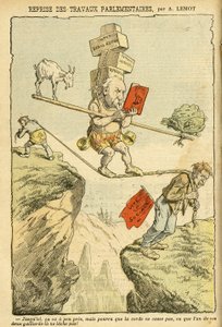 Ilustracja Achille Lemot (1846-1909) w Le Pelerin autorstwa Achille Lemot
