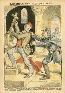 Ilustracja Achille Lemot (1846-1909) w Le Pelerin autorstwa Achille Lemot