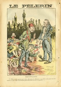 Ilustracja Achille Lemot (1846-1909) w Le Pelerin autorstwa Achille Lemot