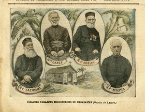 Ilustracja Achille Lemot (1846-1909) w Le Pelerin autorstwa Achille Lemot