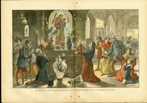 Ilustracja Achille Lemot (1846-1909) w Le Pelerin autorstwa Achille Lemot