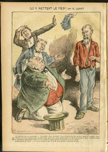 Ilustracja Achille Lemot (1846-1909) w Le Pelerin autorstwa Achille Lemot