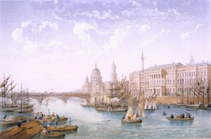 Custom House i London Bridge, 1862.