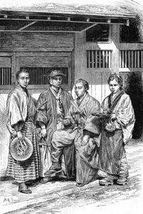 Mieszkańcy Tokio autorstwa Achille Sirouy