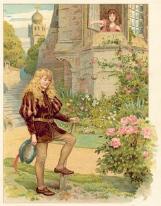 Książę ze złotymi lokami (chromolitho)