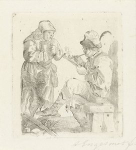 palacz autorstwa Adalbertus Engelsmet (signed by artist)